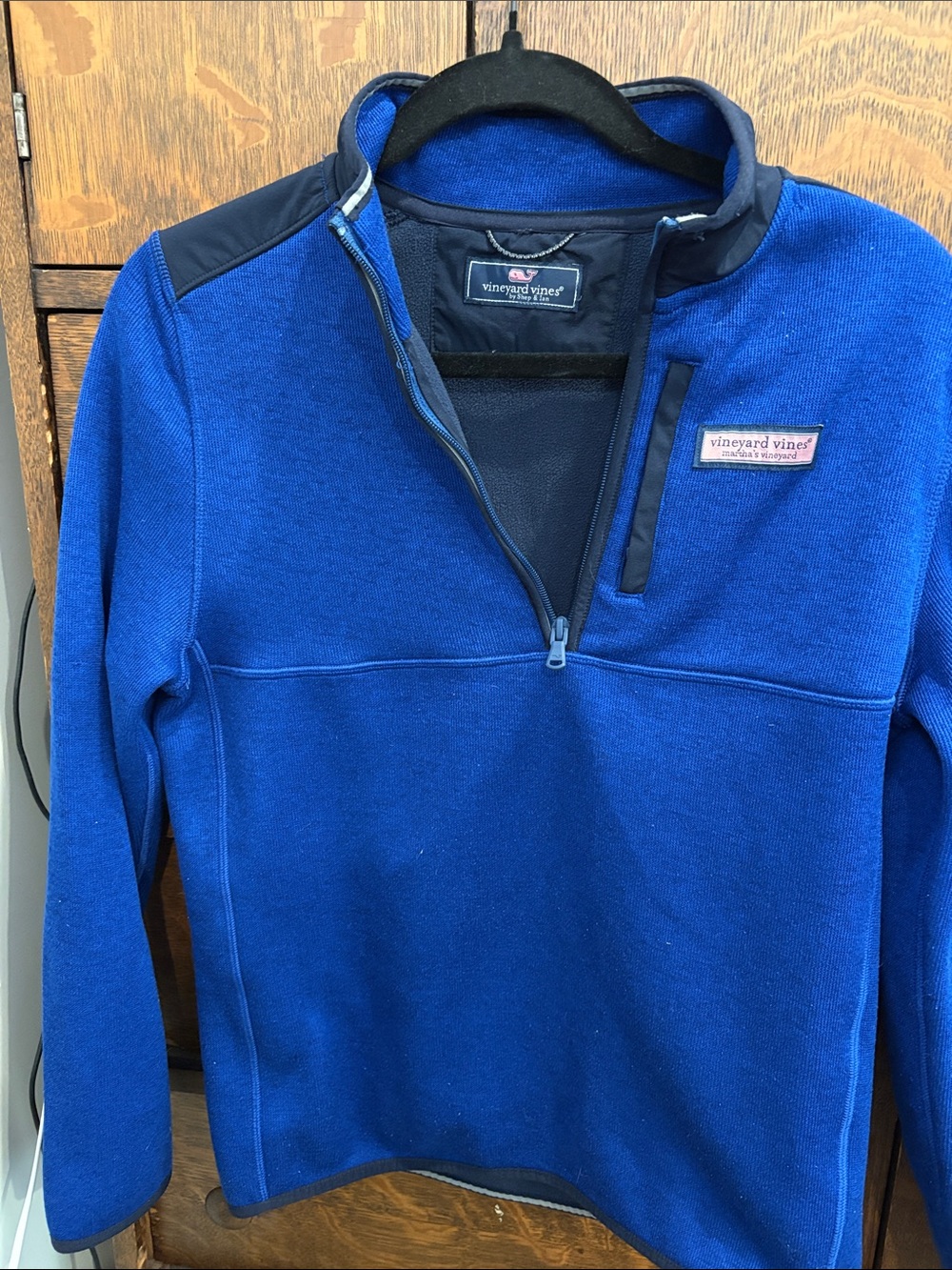 Vineyard Vines Cobalt Blue Half-Zip Pullover